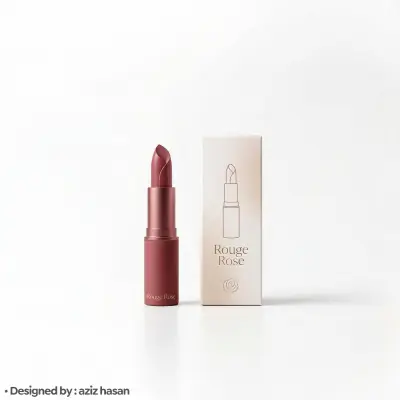 تصميم هوية بصرية لمنتج Rouge Rose