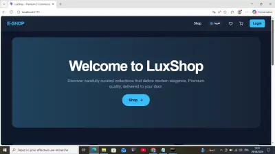 متجر إلكتروني احترافي (E-commerce Website)