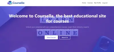 Online Courses Website