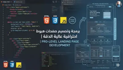 برمجة صفحة هبوط كاملة