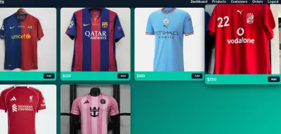 موقع بيع تشيرتات وبطولات مزيفه
