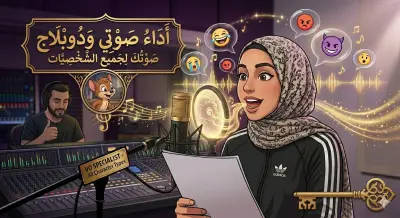 دبلجة كرتونية وتقمص الشخصية باحترافية