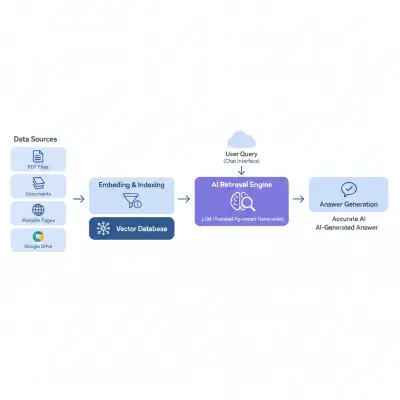 نظام ذكي لتخزين واسترجاع المعلومات (AI Knowledge Base / RAG System)
