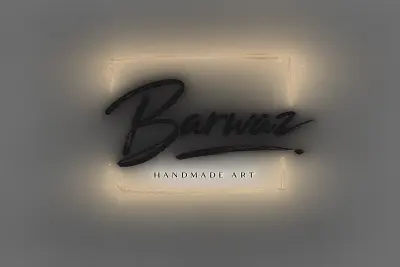 تصميم لوجو احترافي لبراندات الـ Handmade Art بأسلوب فني مميز