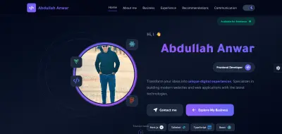 صورة العمل برمجة موقع شركة احترافي ومتجاوب