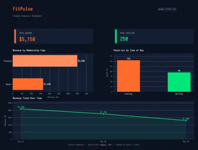 Dashboard لوحه تفاعلية