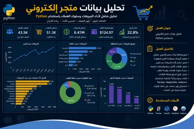 صورة العمل تحليل بيانات متجر إلكتروني | تحليل استكشافي باستخدام Python