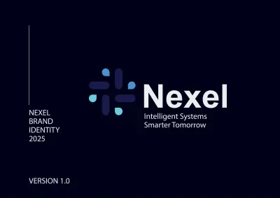 تصميم شعار وهوية شركة NEXEL للتكنولوجيا