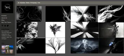 تصميم واجهة معرض أعمال (Portfolio) احترافية متجاوبة.