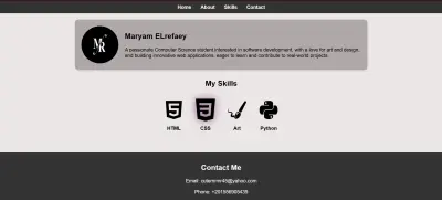 صفحة تعريفية شخصية (Professional Bio Page)