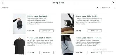 swag labs web