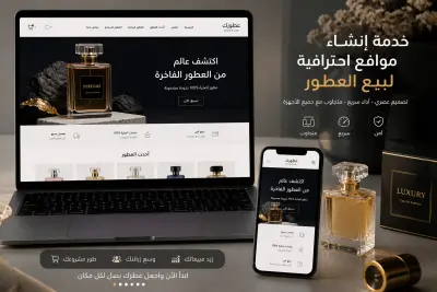 creaion web for sell parfum