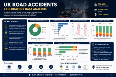 مشروع تحليل حوادث الطرق في المملكة المتحدة باستخدام تحليل البيانات (Road Accident Data Analysis)