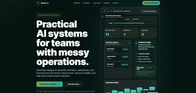 موقع تعريفي احترافي لشركة أو مشروع ناشئ