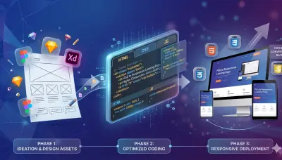 تصميم وبرمجة صفحة هبوط Landing Page احترافية وسريعة