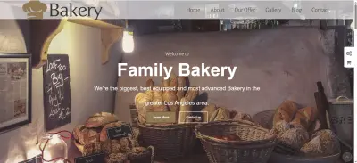 bakery website