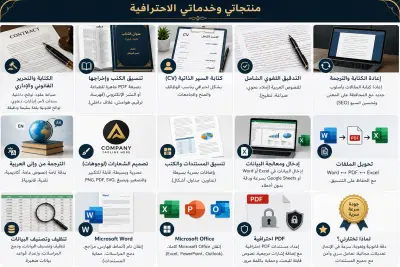 تحرير واحتراف الوثائق والمستندات | دقة قانونية وإخراج أنيق