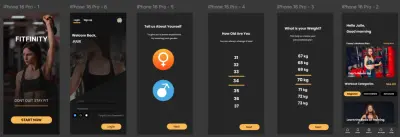 FITFINITY – لياقتك تبدأ من هون، خطتك على قياسك! (UI/UX)