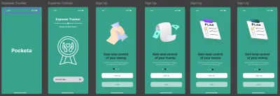 Pocketa – Expense Tracker App (UI/UX)