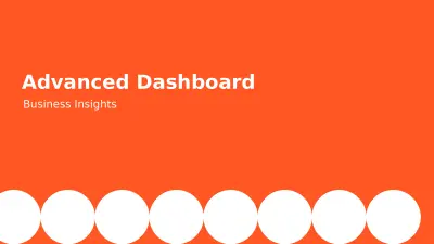 Dashboard تحليلي متقدم لتصور البيانات واتخاذ القرار