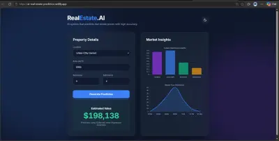 نظام ذكاء اصطناعي للتنبؤ بأسعار العقارات (Machine Learning + Web App)