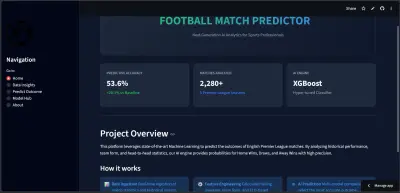 نظام ذكاء اصطناعي للتنبؤ بنتائج مباريات كرة القدم (تحليل بيانات + Machine Learning)