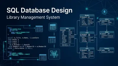 تصميم وتنفيذ نظام قاعدة بيانات لإدارة المكتبات باستخدام SQL
