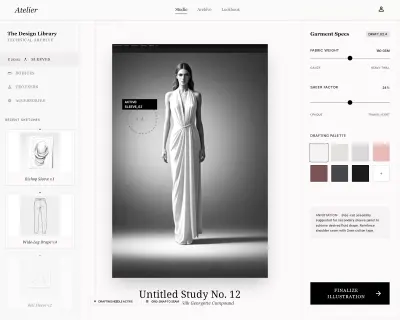 Interactive Fashion Design Platform with Digital Atelier Experience