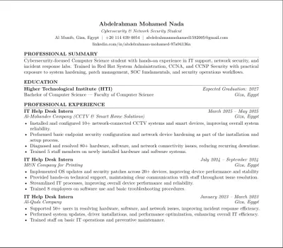 CV Professional ATS