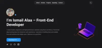 Personal Portfolio Website (React)