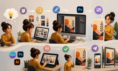تصميم بوسترات إبداعية تجذب الانتباه