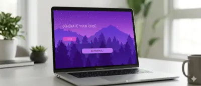 تصميم وتطوير موقع Code Generator لتوليد الأكواد العشوائية