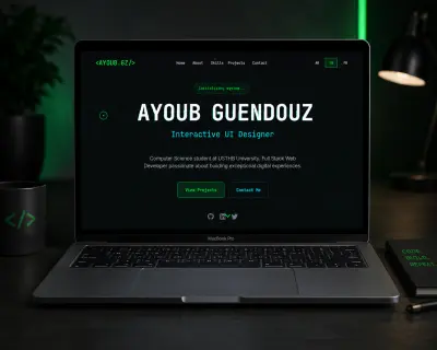 موقع تعريفي إحترافي landing page