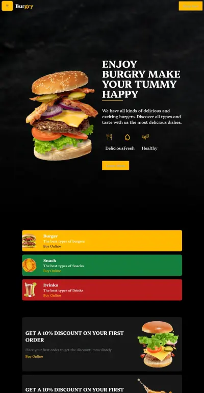 Landing page