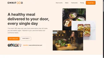 Omnifood موقع ويب