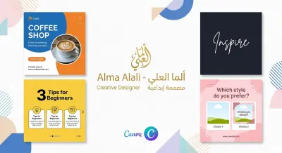 تصميم منشورات سوشيال ميديا أبداعية واحترافية عبرCanva.
