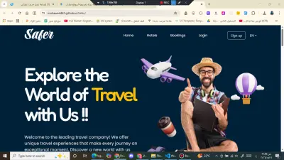 Safer - تطوير واجهة مستخدم متكاملة لمنصة تنشيط وسياحة (Responsive Frontend)