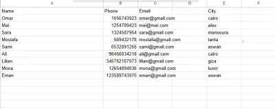 تنظيم وإدخال بيانات عملاء في ملف Excel احترافي