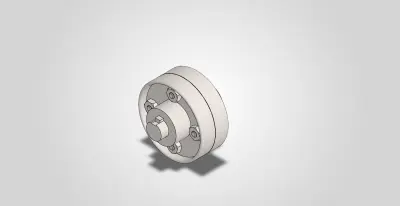 3D Design and Engineering Drafting of a Protective Flange Coupling