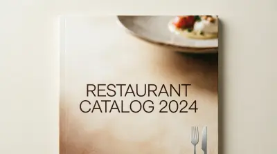 تصميم كتالوج منتجات احترافي - Restaurant Catalog