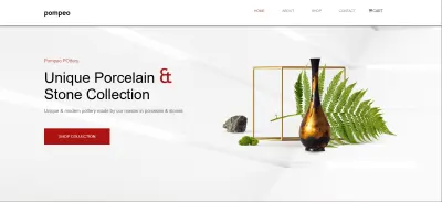 landing page