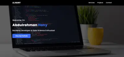 تصميم وتطوير موقع شخصي (Portfolio) متجاوب واحترافي