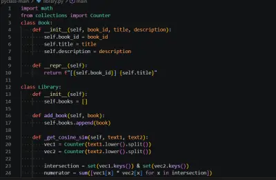برنامج مكتبه بال python
