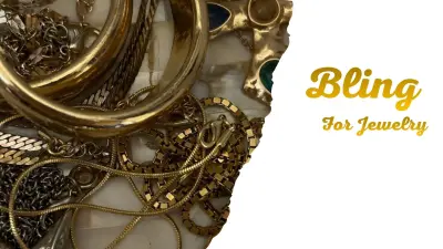 تصميم هوية بصرية فاخرة لبراند إكسسوارات - Bling Jewelry