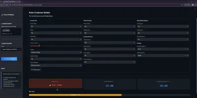 بناء نظام متكامل لتوقع تسرب العملاء (Customer Churn Prediction) باستخدام تقنيات تعلم الآلة مع واجهة مستخدم ونشر سحابي على AWS
