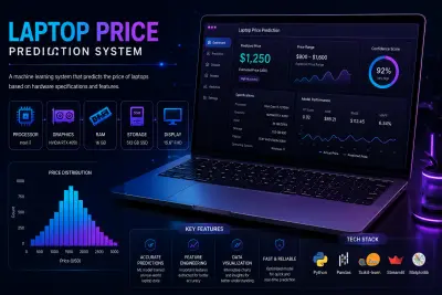 نظام التنبؤ بأسعار اللابتوبات باستخدام تعلم الآلة