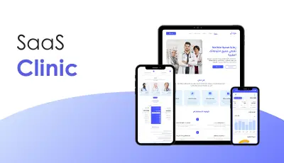 SaaS Clinic Platform – UX/UI Design for Responsive Web & Mobile App