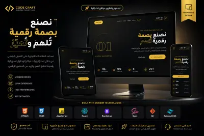 تصميم وتطوير موقع النخة لوكالة ابداعية
