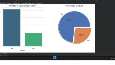 تحليل بيانات العملاء واستخراج الرؤى الذكية (Customer Churn Analysis) باستخدام Python