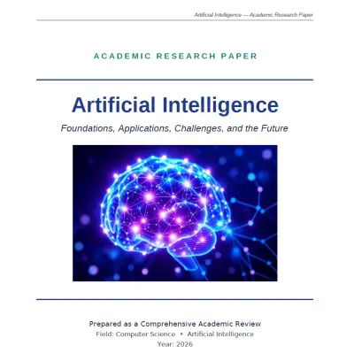 إعداد ورقة بحثية أكاديمية متكاملة عن الذكاء الاصطناعي | Academic Research Paper